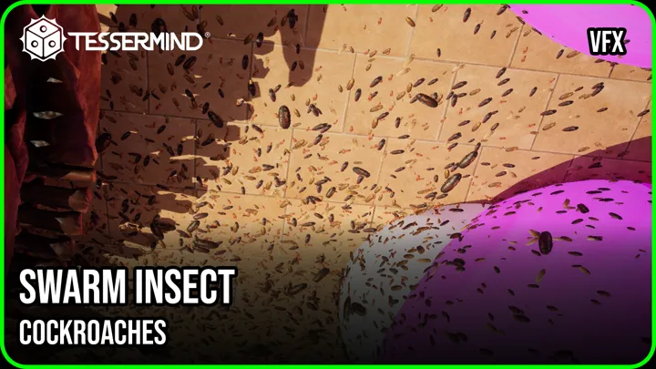 Swarm Insect — Cockroaches — FAB listing artwork